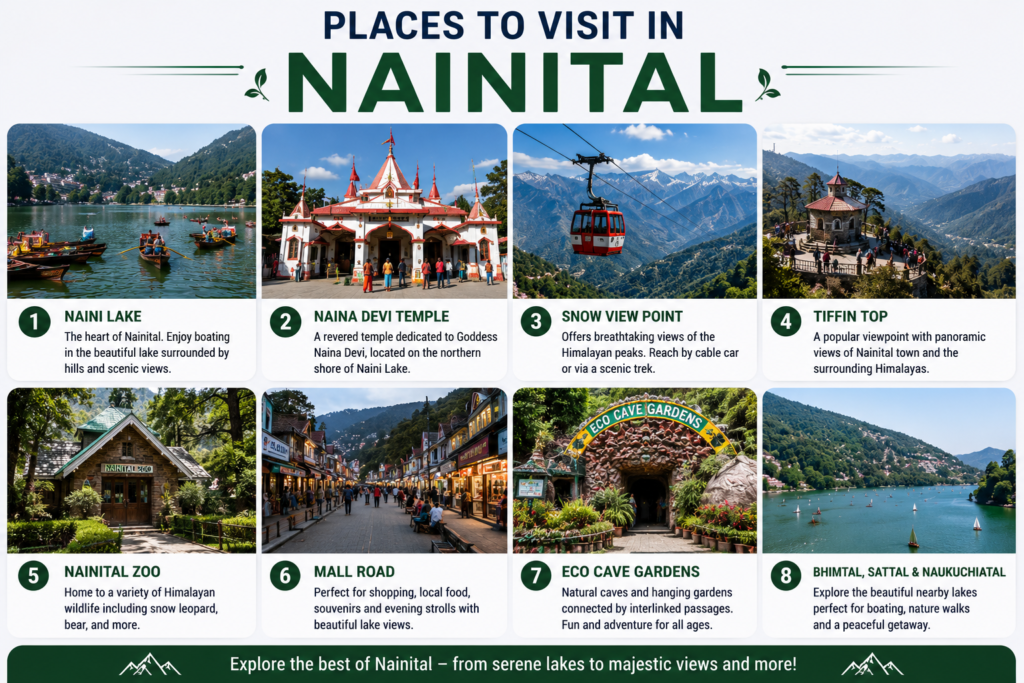 Places to visit in Nainital