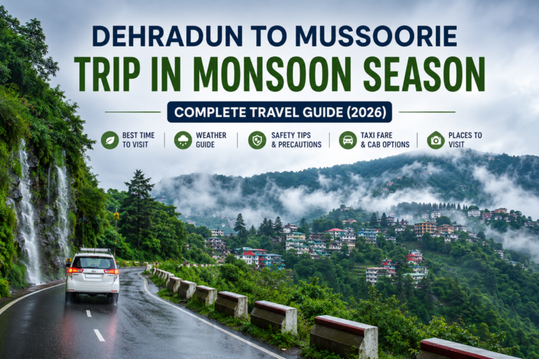 Dehradun to Mussoorie Trip in Monsoon Season: Complete Travel Guide (2026)